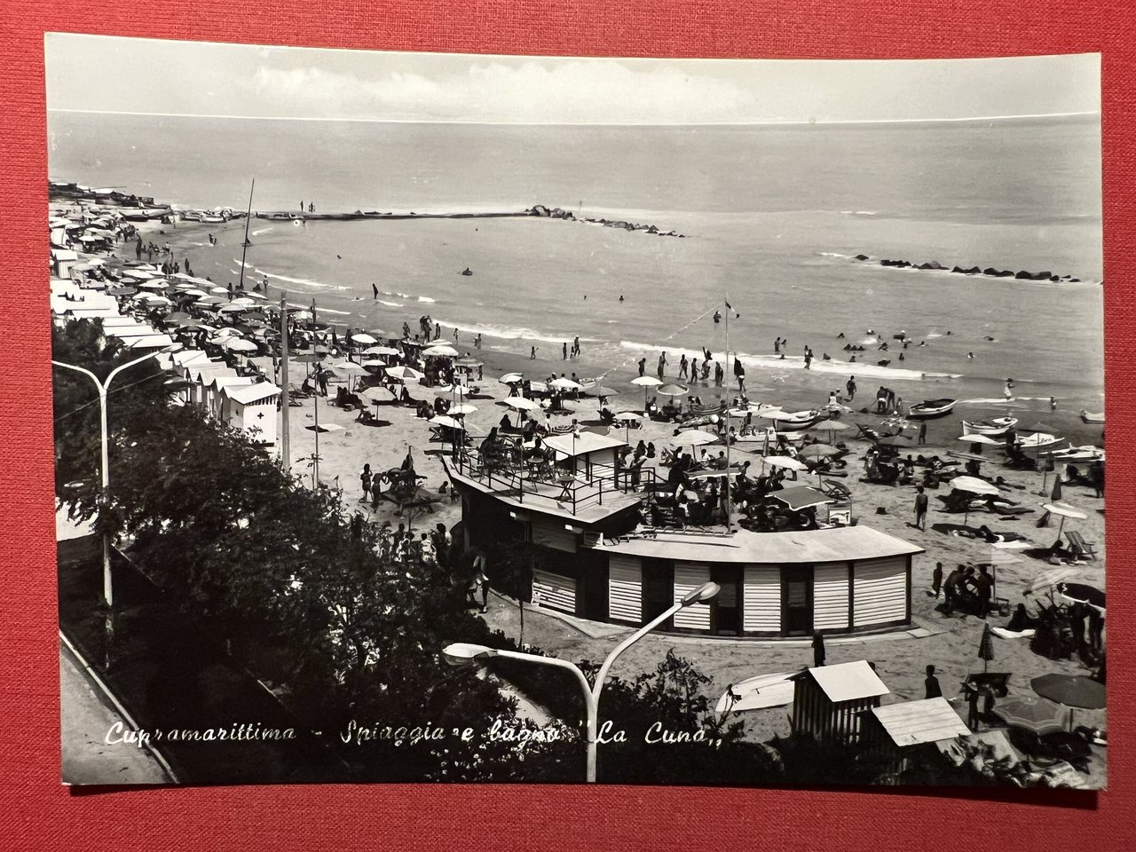 Cartolina - Cupra Marittima - Spiaggia e Bagno La Cuna …