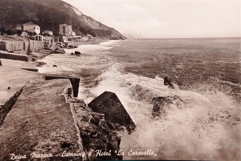 Cartolina - Deiva Marina - Camping e Hotel La Caravella …
