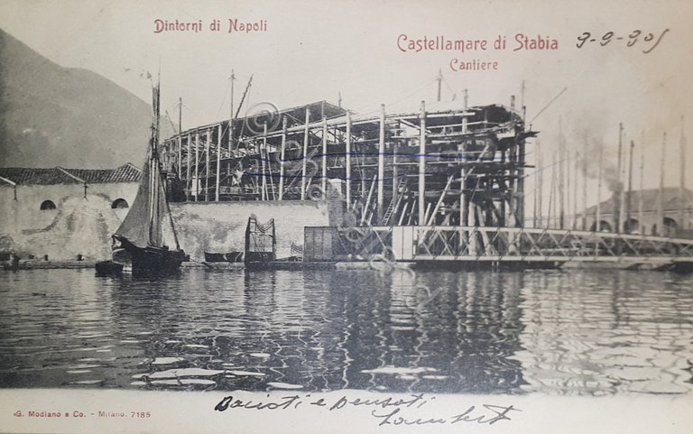 Cartolina - Dintorni di Napoli - Castellammare di Stabia - …