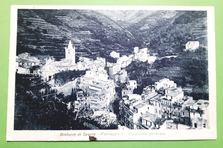 Cartolina - Dintorni di Spezia - Riomaggiore - Panorama Generale …