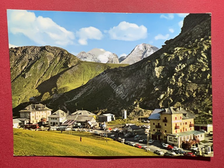 Cartolina - Dolomiti - Passo Pordoi con la Marmolada - …