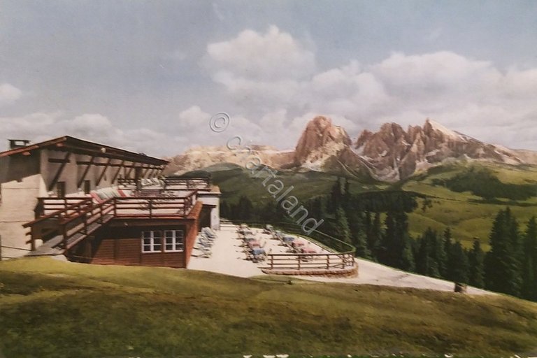 Cartolina - Dolomiti - Ristorante Stazione Funivia Alpe di Siusi …