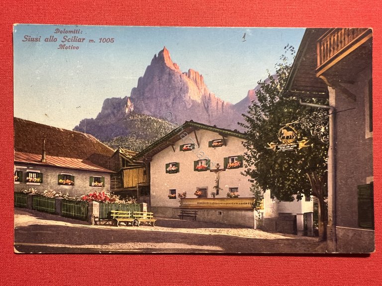 Cartolina - Dolomiti - Siusi allo Sciliar ( Bolzano ) …