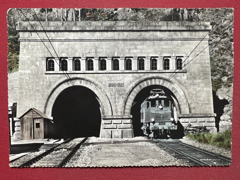 Cartolina - Domodossola - Ingresso Galleria del Sempione - 1961
