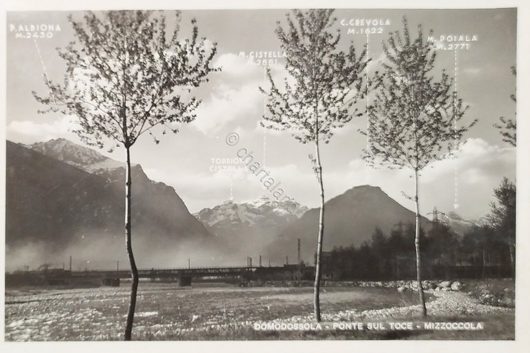 Cartolina - Domodossola - Ponte sul Toce -Mizzoccola - 1955 … | Immagine Gallery 2