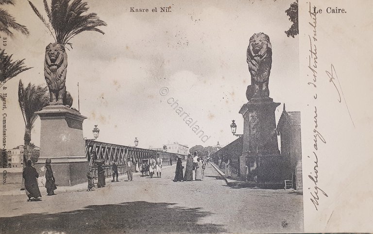 Cartolina - Egypte - Kasr el Nil - 1901