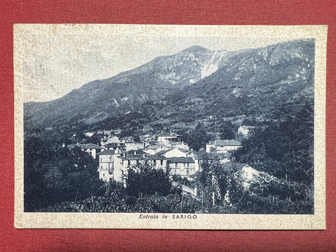 Cartolina - Entrata in Sarigo ( Varese ) - Panorama …