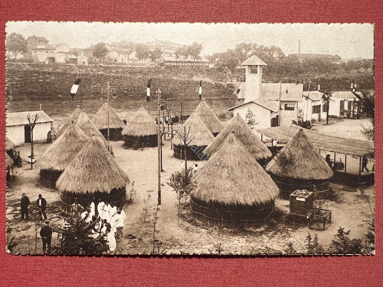 Cartolina - Esposizione Torino 1928 - Villaggio Somalo - 1928
