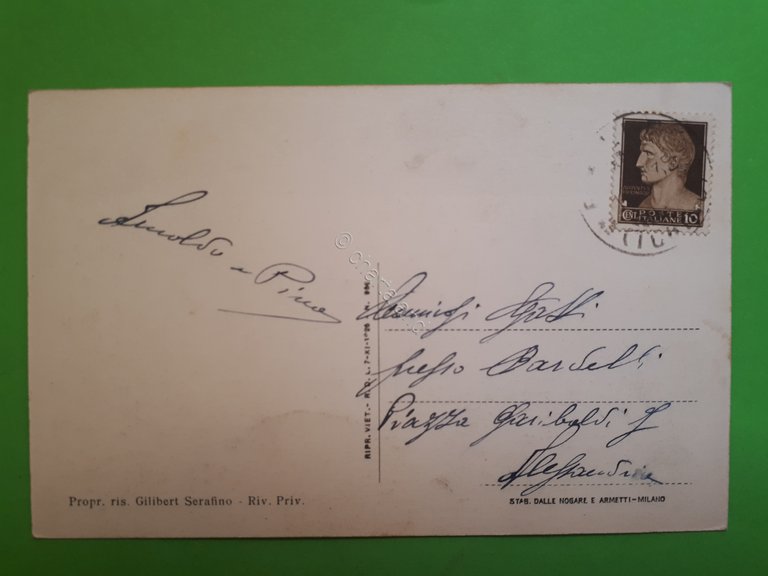 Cartolina - Exilles - Panorama - 1939