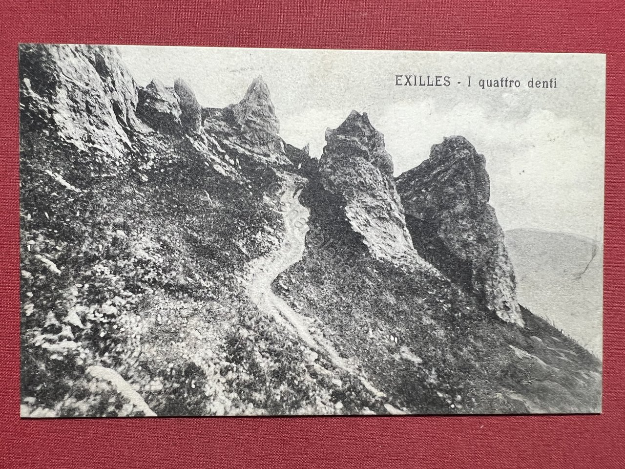 Cartolina - Exilles ( Torino ) - I Quattro Denti …