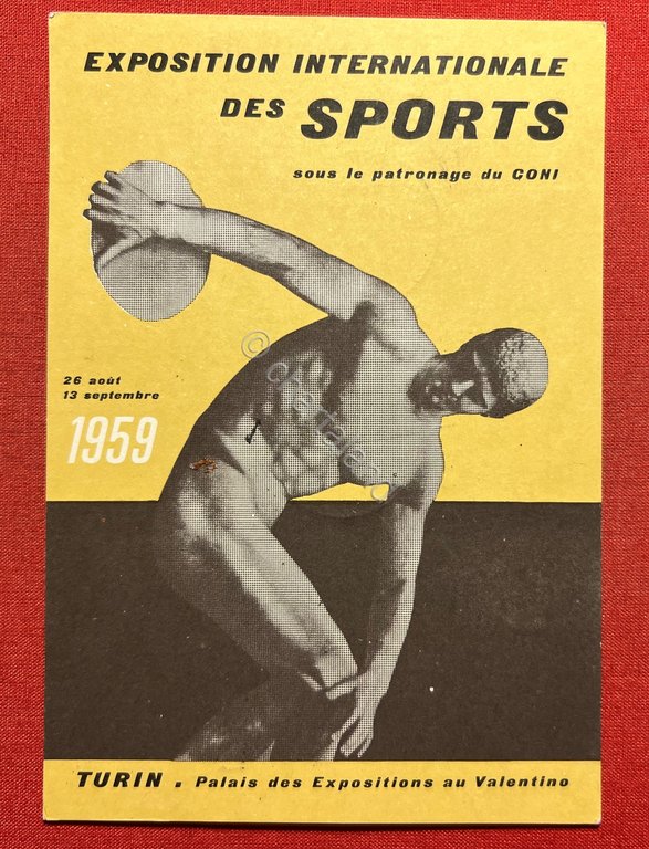 Cartolina - Exposition Internationale des Sports sous le Patronage du …