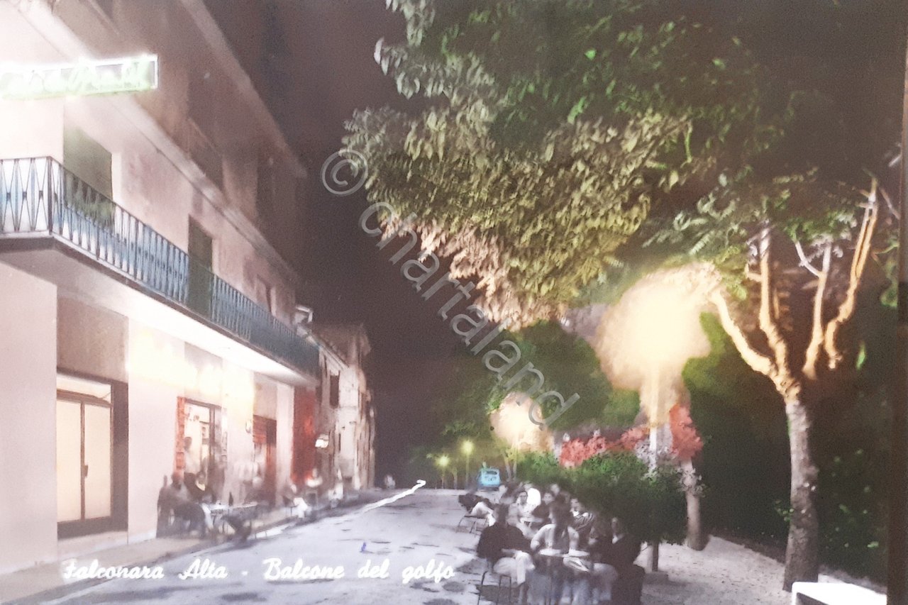 Cartolina - Falconara Alta - Balcone del Golfo - 1968