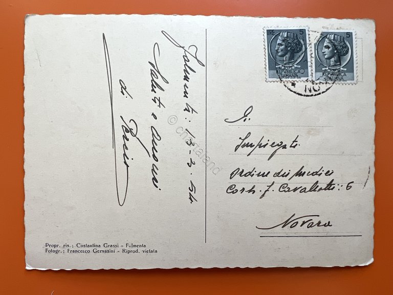 Cartolina - Falmenta e Monte Riga ( Verbano-Cusio-Ossola ) - …