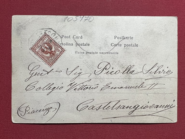 Cartolina - Fanteria - Alta Baionetta - 1905