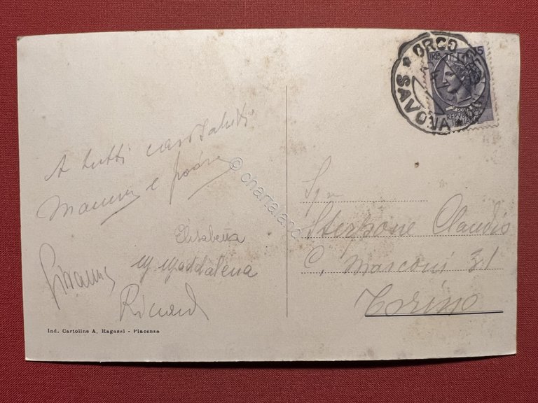 Cartolina - Feglino ( Savona ) - Scorcio Panoramico - …