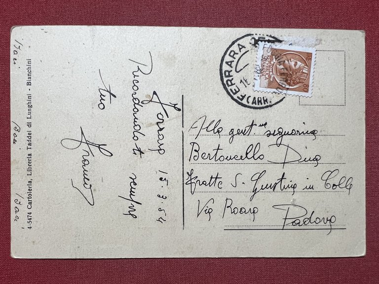 Cartolina - Ferrara - Arcispedale S. Anna - Facciata - …