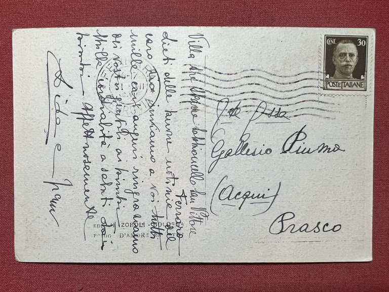 Cartolina - Ferrara - Castello Estense - 1935 ca.