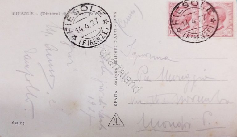 Cartolina - Fiesole - Dintorni di Firenze - Ruderi - …