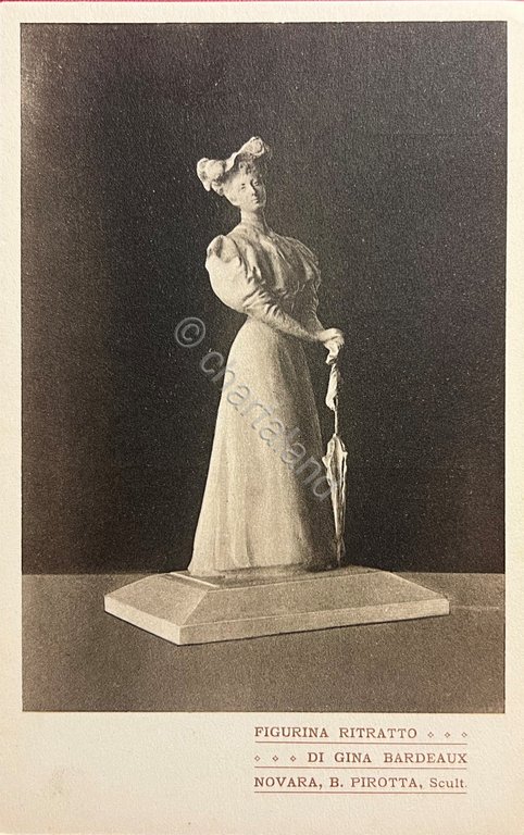 Cartolina - Figurina Ritratto - Di Gina Bardeaux Novara - …