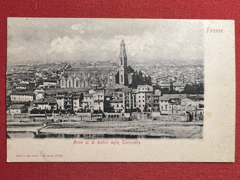 Cartolina - Firenze - Arno al di dietro delle Torricelle …