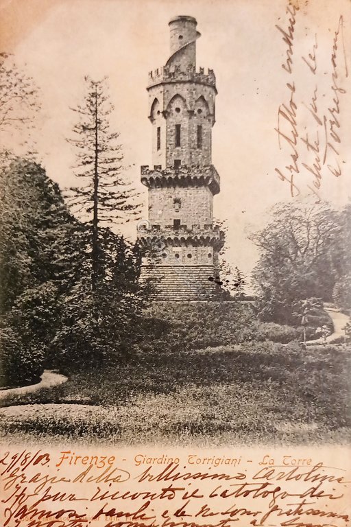 Cartolina - Firenze - Giardino Torrigiani - La Torre - …