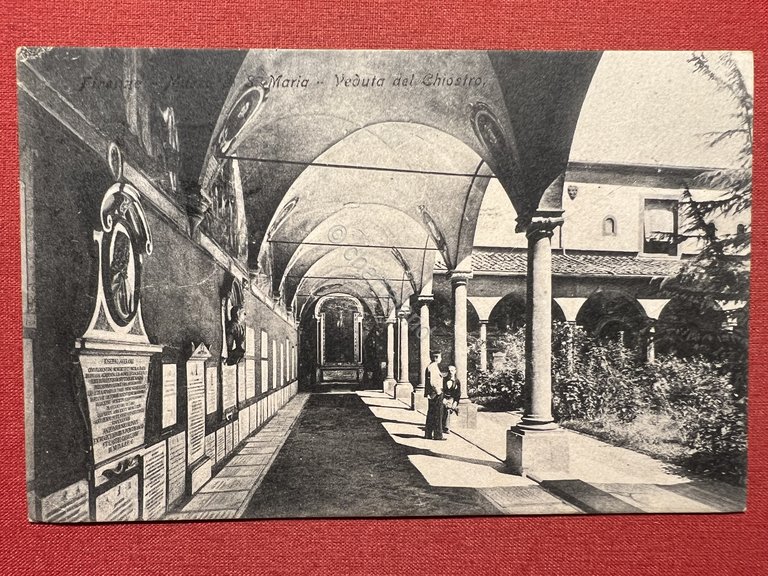 Cartolina - Firenze - Museo di S. Maria - Veduta …