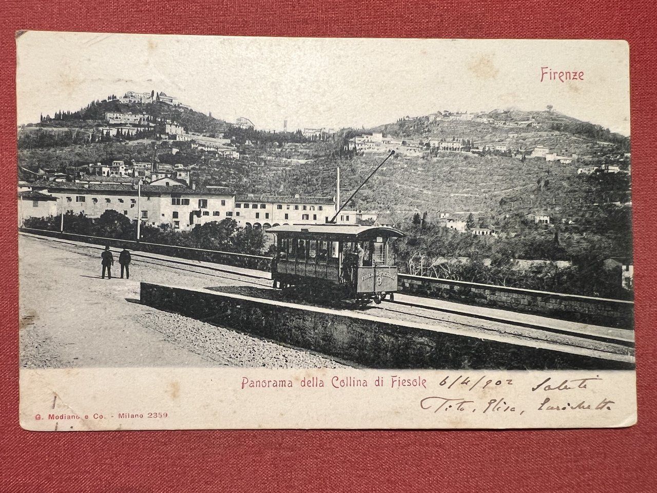 Cartolina - Firenze - Panorama della Collina di Fiesole - … | Immagine principale