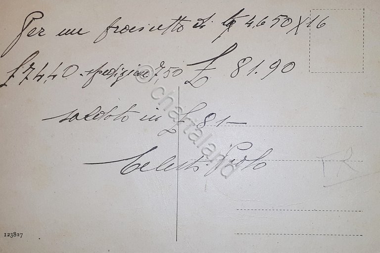 Cartolina - Fiuggi - Negozio Salumeria Celesti Prosciutti di Montagna …