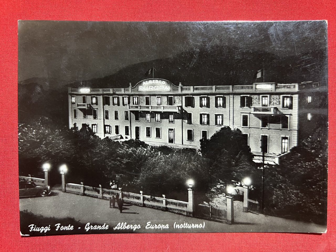 Cartolina - Fiuggi Fonte ( Frosinone ) - Grande Albergo …
