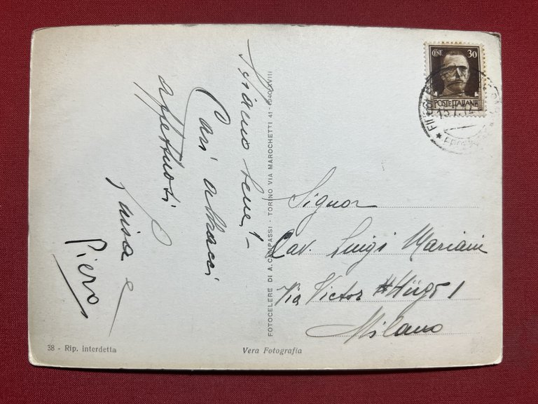 Cartolina - Fiuggi ( Frosinone ) - Corso nuova Italia …