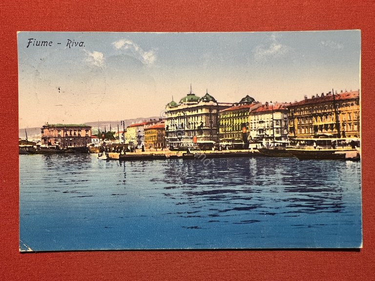 Cartolina - Fiume - Riva - 1926