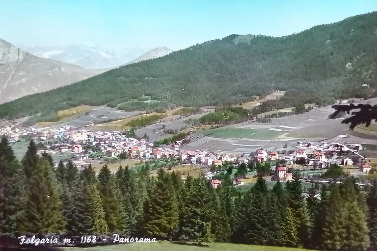 Cartolina - Folgaria ( Trento ) - Panorama - 1964