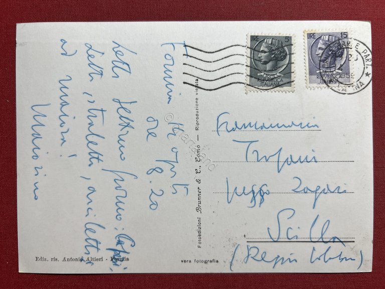 Cartolina - Formia ( Latina ) - Panorama e Monte …