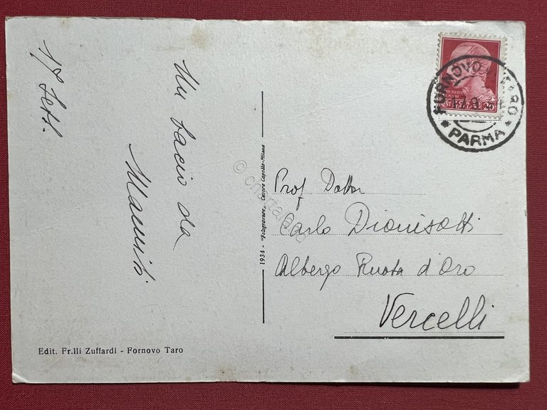 Cartolina - Fornovo Taro - La Cattedrale XI Secolo - …