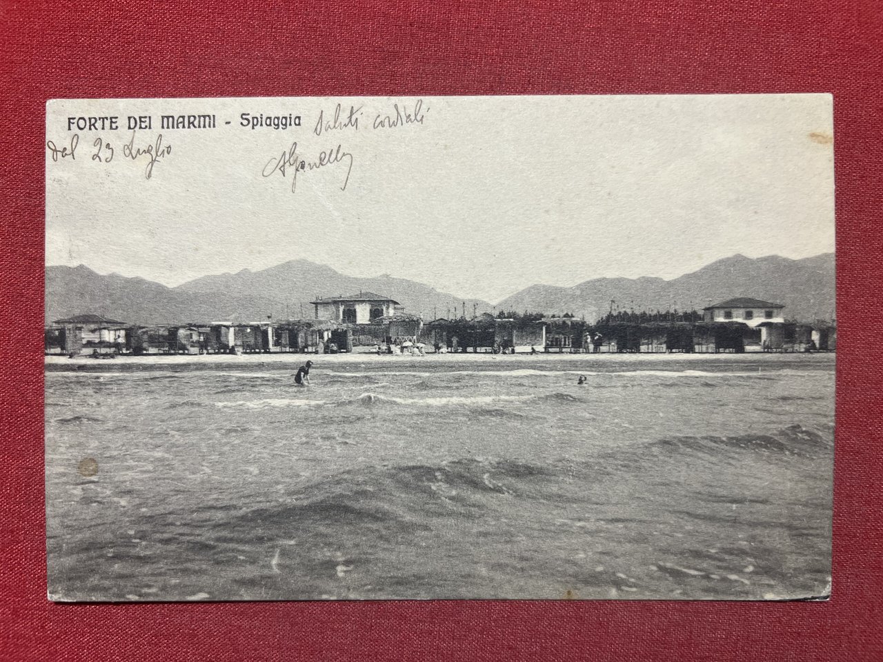 Cartolina - Forte dei Marmi ( Lucca ) - Spiaggia …