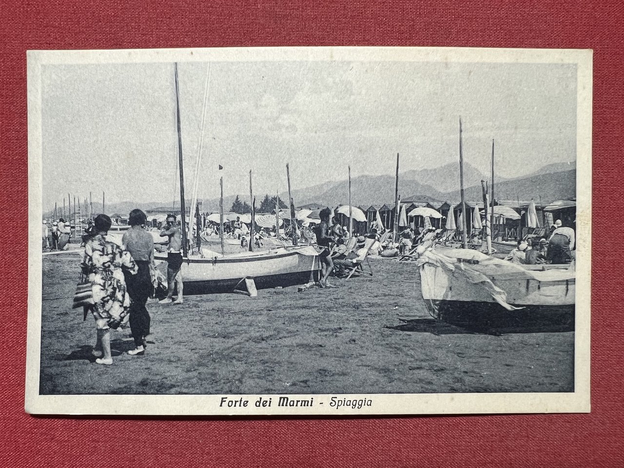 Cartolina - Forte dei Marmi ( Lucca ) - Spiaggia …
