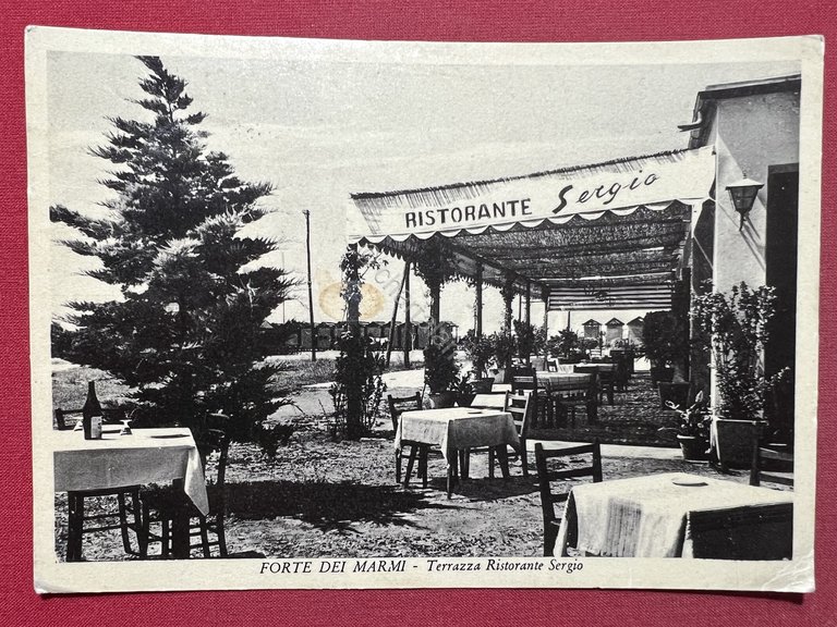 Cartolina - Forte dei Marmi ( Lucca ) - Terrazza …
