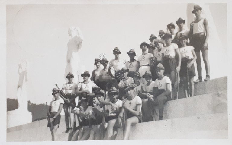 Cartolina - Fotografia - Campo Dux - Roma - 1930 …