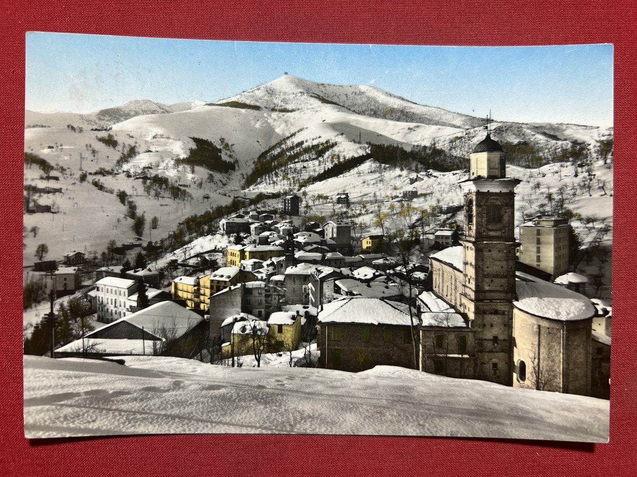 Cartolina - Frabosa ( Cuneo ) - Sfondo Monte Moro …