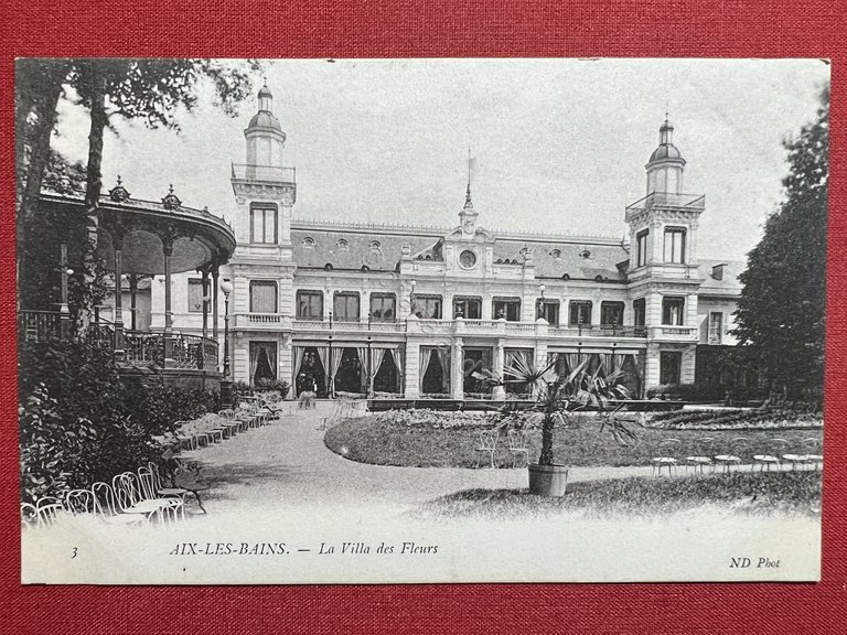 Cartolina - Francia - Aix-les-Bains - La Villa des Fleurs …
