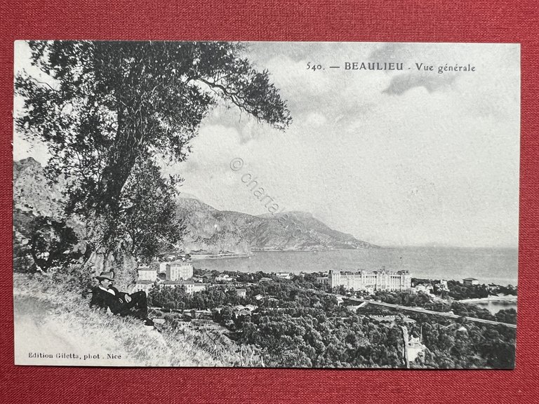 Cartolina - Francia - Beaulieu - Vue Generale - 1910 …