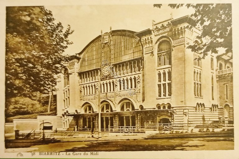 Cartolina - Francia - Biarritz - La Gare du Midi …