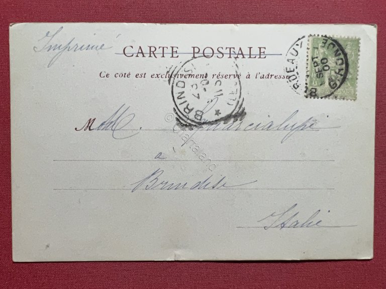 Cartolina - Francia - Bordeaux - L'Hotel de Ville - …