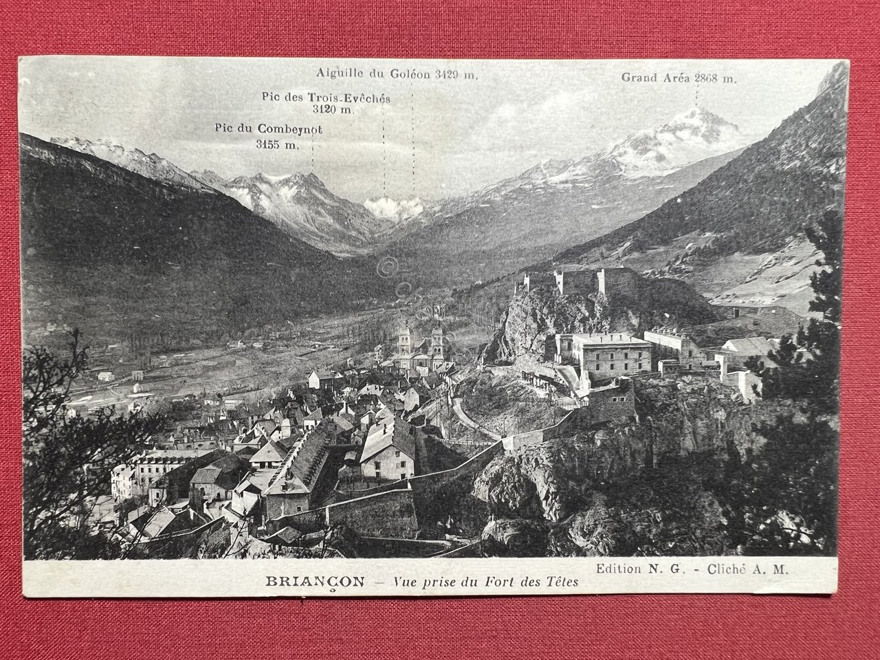Cartolina - Francia - Briancon - Vue prise du Fort …