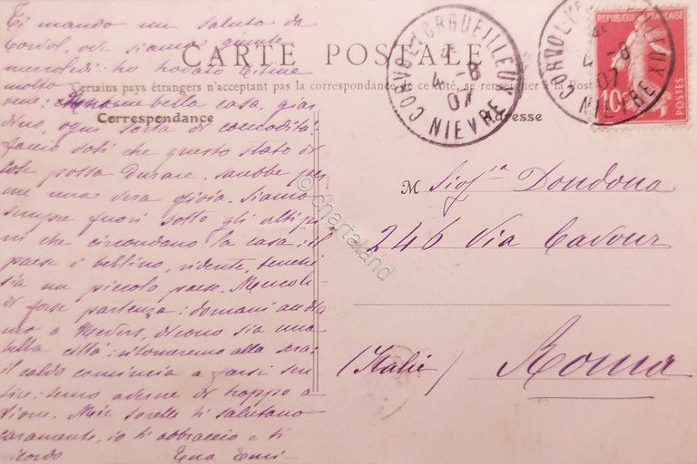 Cartolina - Francia - Corvol l'Orgueilleux - Fabrique de Papiers …