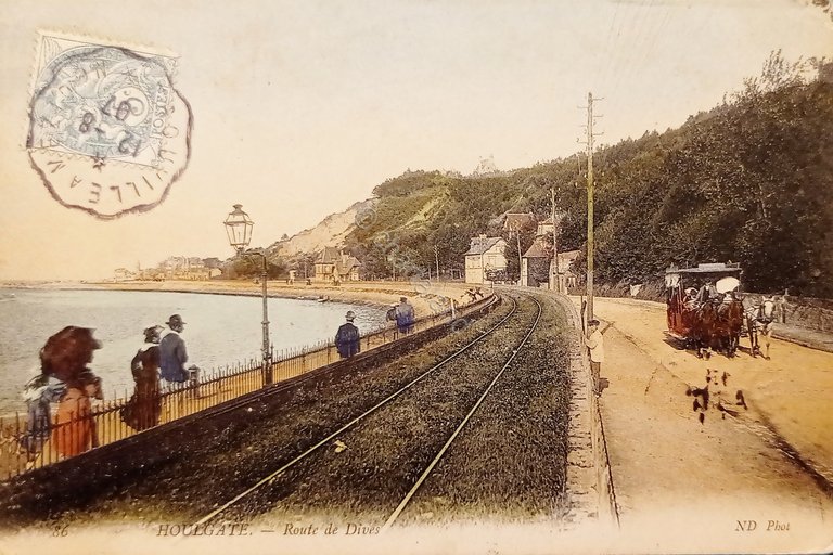 Cartolina - Francia - Houlgate - Route de Dives - …