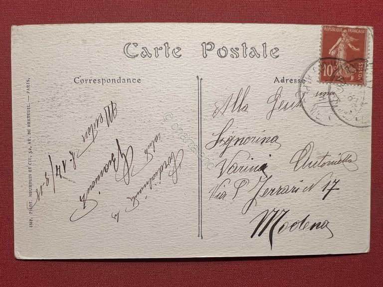 Cartolina - Francia - Menton ( Alpes-Maritimes ) - La …