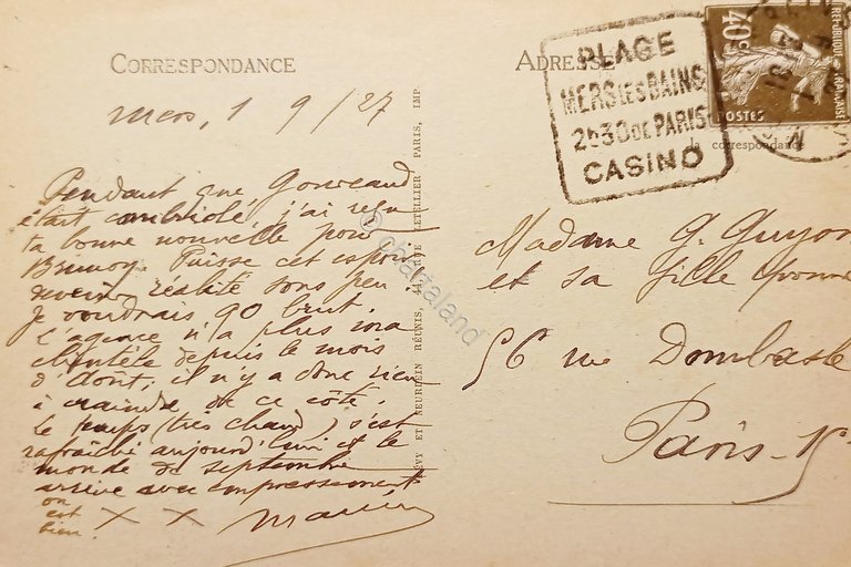 Cartolina - Francia - Mer-Les-Bains - Concours de sable sur …