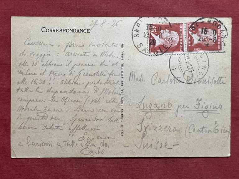 Cartolina - Francia - Modane - L'Eglise - 1926 | Immagine Gallery 4