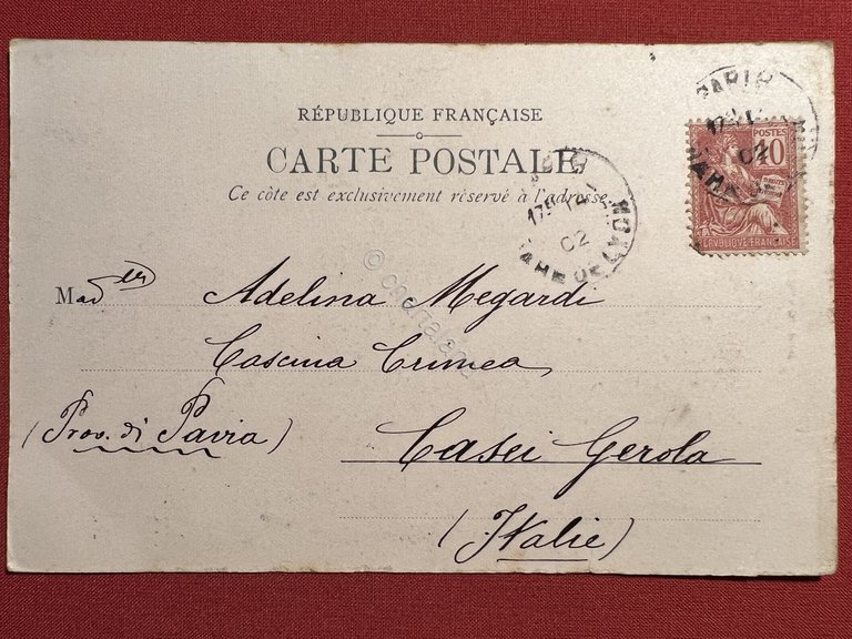 Cartolina - Francia - Paris - Jardin des Tuileries 1902